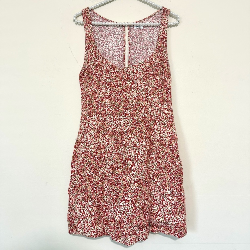 Reformation Noha Red Floral Mini Dress SIZE 6 - Picture 2 of 7